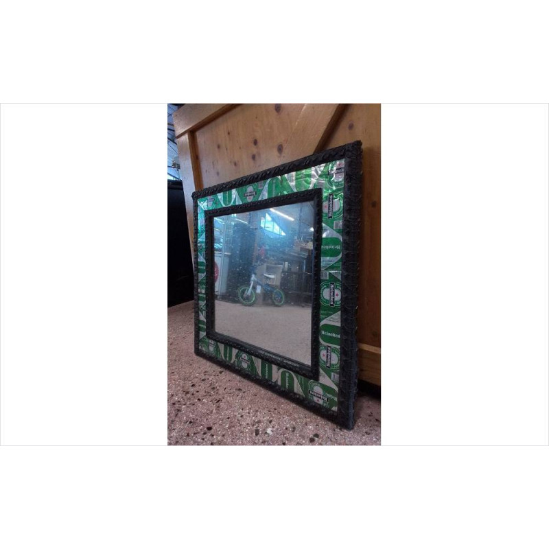 MIROIR HEINEKEN PNEU DÉCO ART SÉNÉGALAIS 
