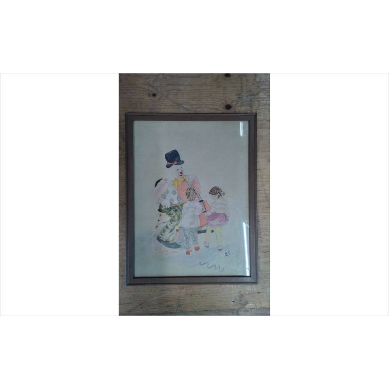 SOUS-VERRE CLOWN 