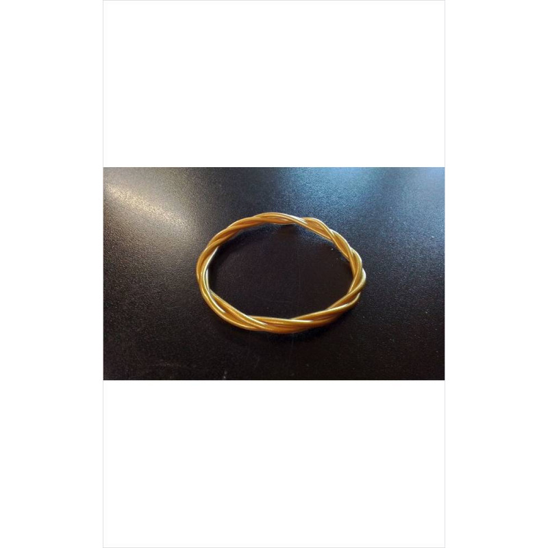 BRACELET TRESSÉ DORÉ 