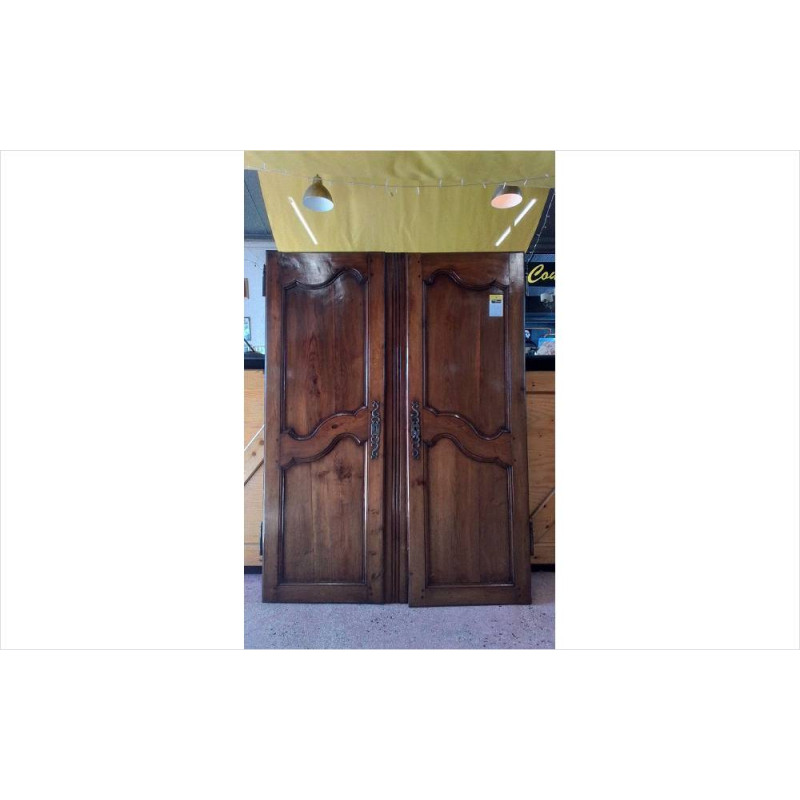 PAIRE DE PORTES CHÊNE AVEC CLE