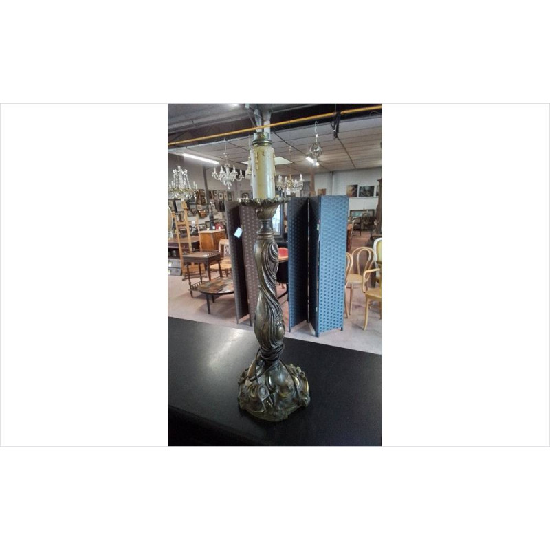 PIED DE LAMPE LAITON 