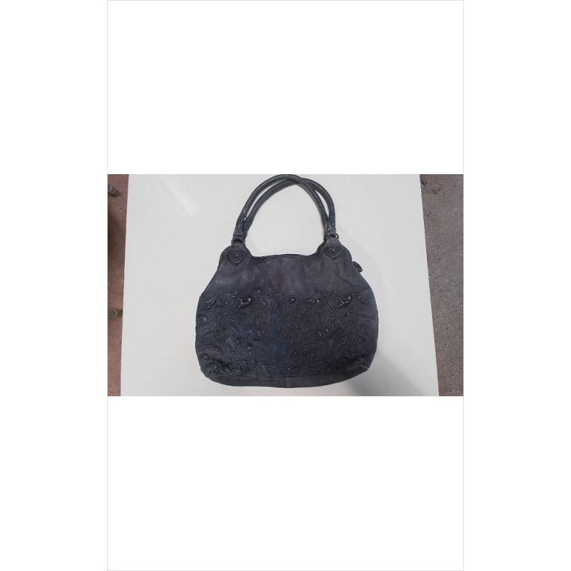 SAC LOLLIPOPS CUIR GRIS