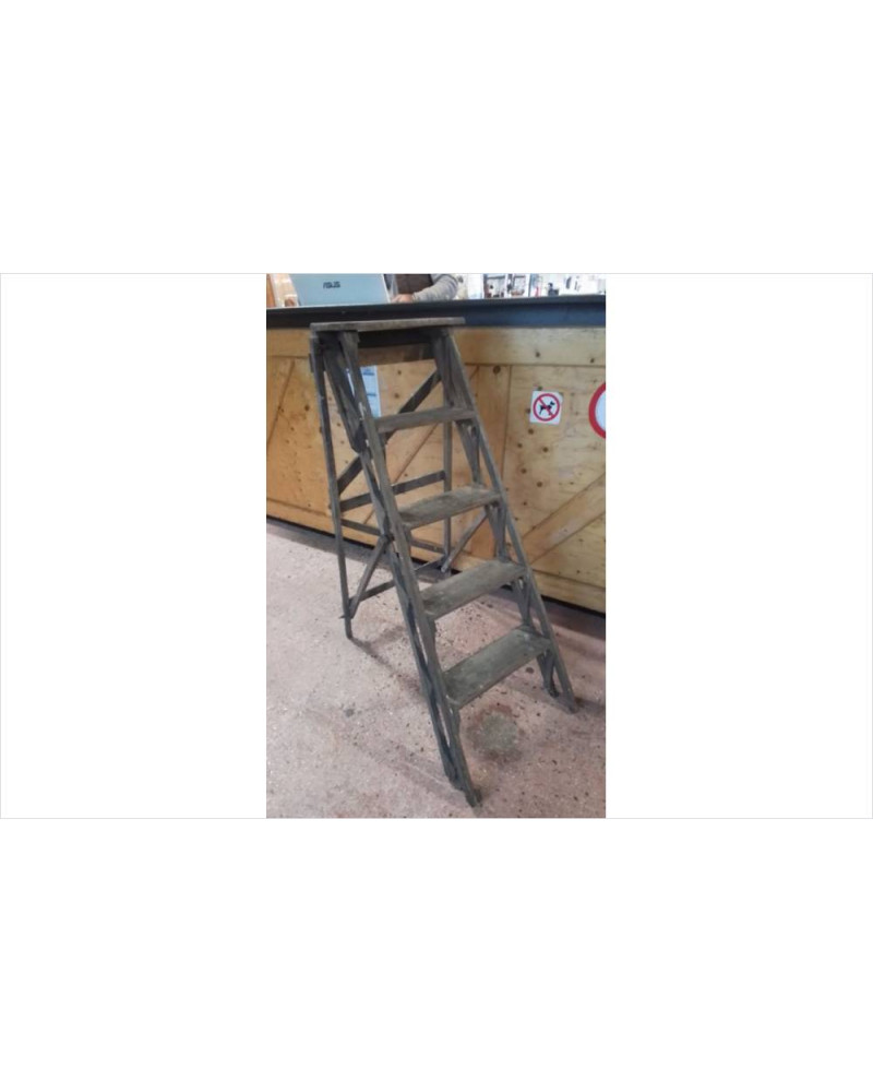 ESCABEAU ANCIEN BOIS
