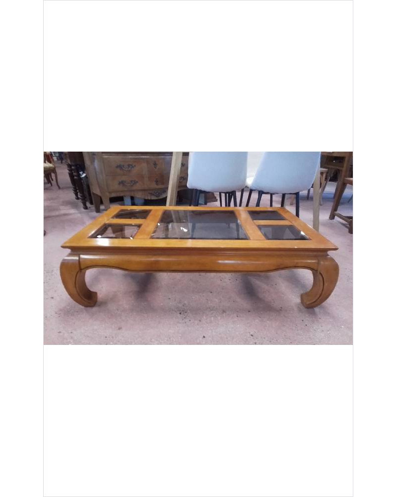 TABLE BASSE OPIUM VERRE