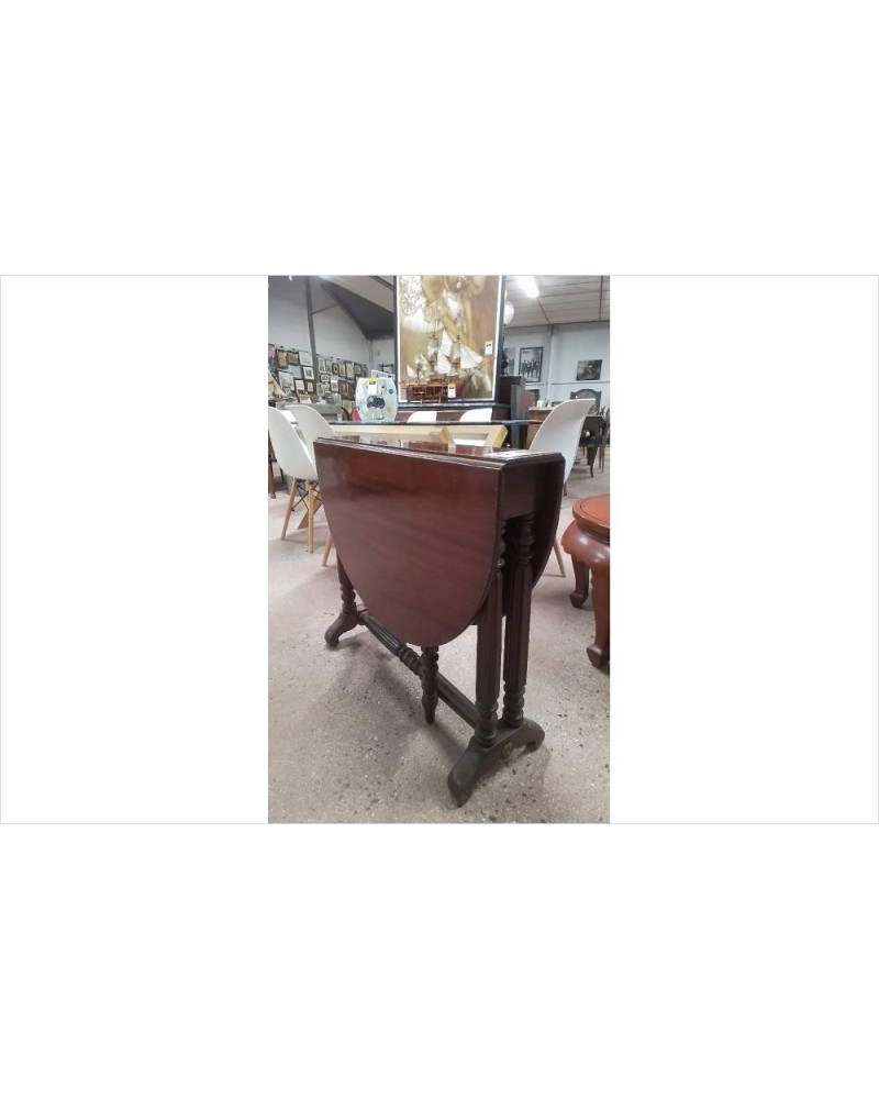 TABLE A VOLETS ACAJOU 