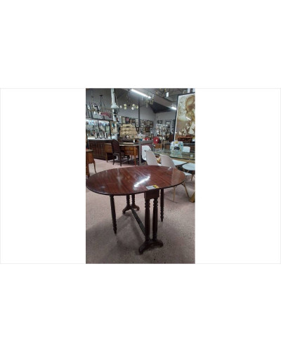 TABLE A VOLETS ACAJOU 