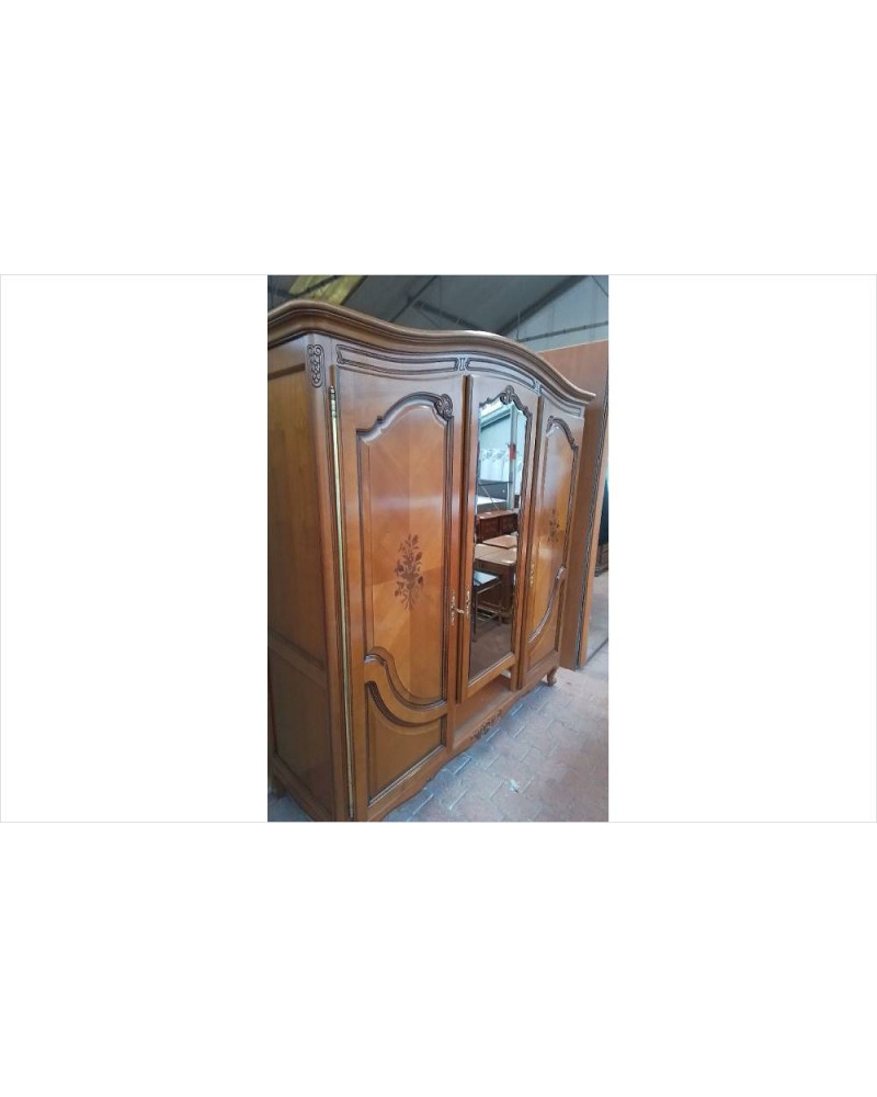 ARMOIRE 3 PORTES MERISIER 