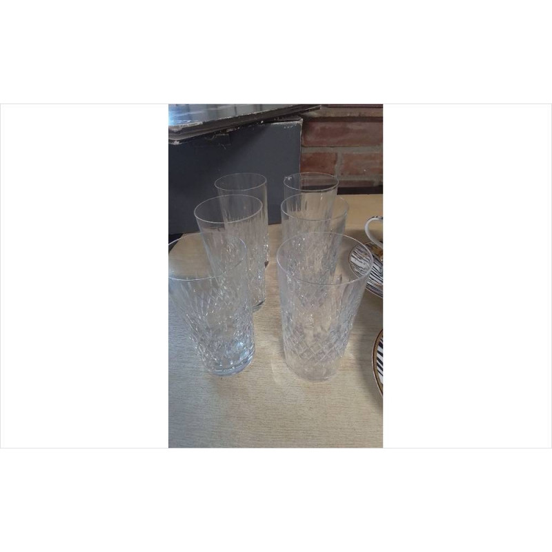 LOT DE 6 VERRES SAINT LOUIS 