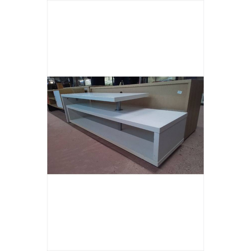 MEUBLE TV MELAMINE BLANC