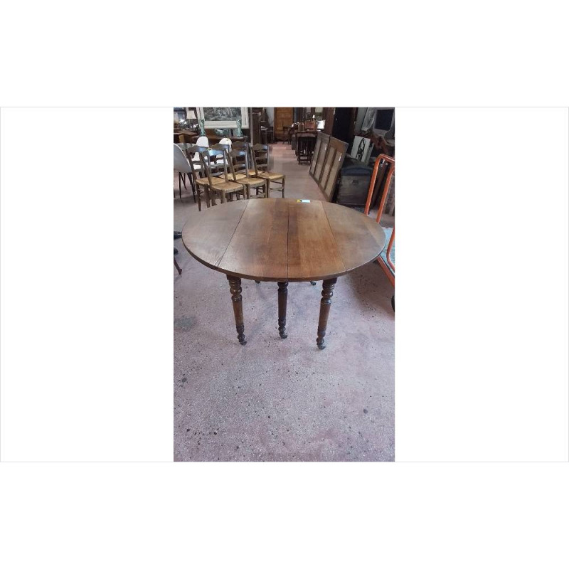 TABLE 6 PIEDS CHENE SANS ALLONGE 