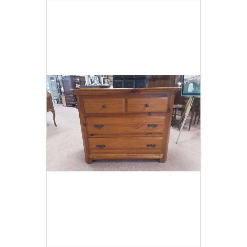 COMMODE PIN 4 TIROIRS 
