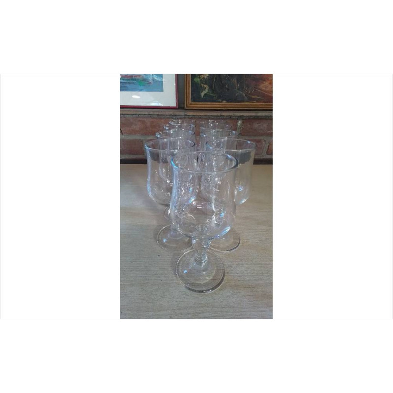 LOT DE 9 VERRES 