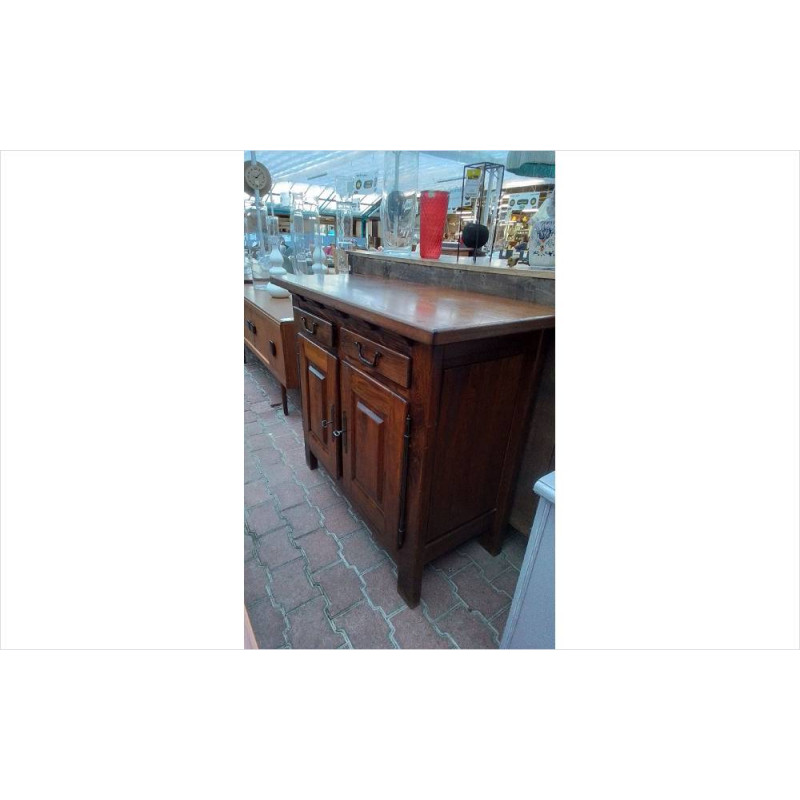 BUFFET 2 PORTES 2 TIROIRS ORME ET PLACAGE 