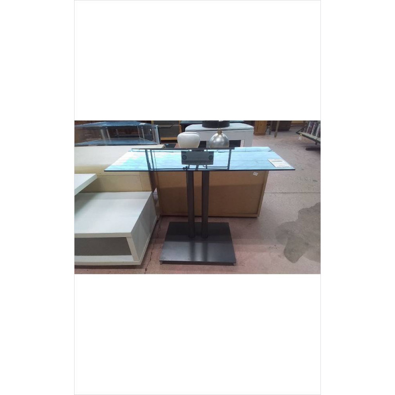 CONSOLE DESSUS VERRE 
