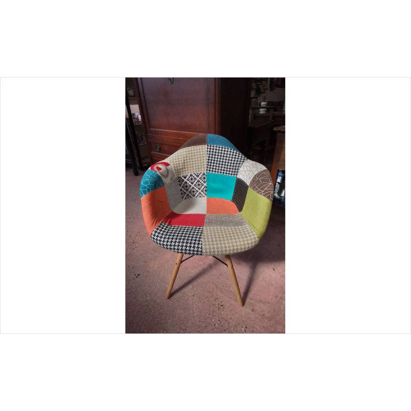 FAUTEUIL MODERNE PATCHWORK 