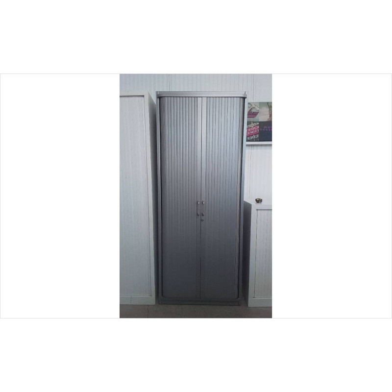 ARMOIRE DE BUREAU GRISE SANS CLÉ 