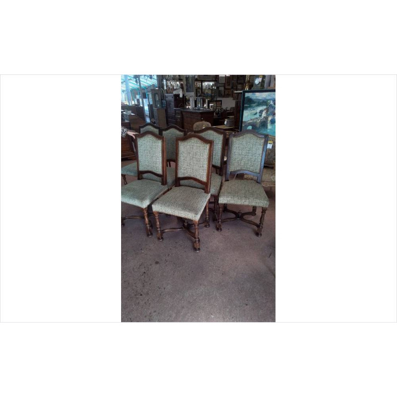LOT DE 6 CHAISES 