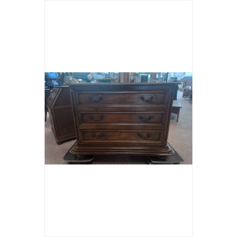 COMMODE CHÊNE 3 TIROIRS 
