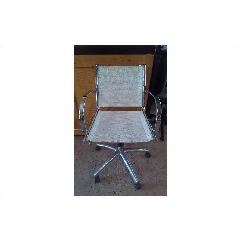 FAUTEUIL DE BUREAU CHROMÉ 