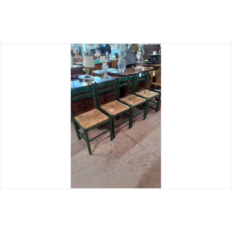 LOT DE 4 CHAISES 