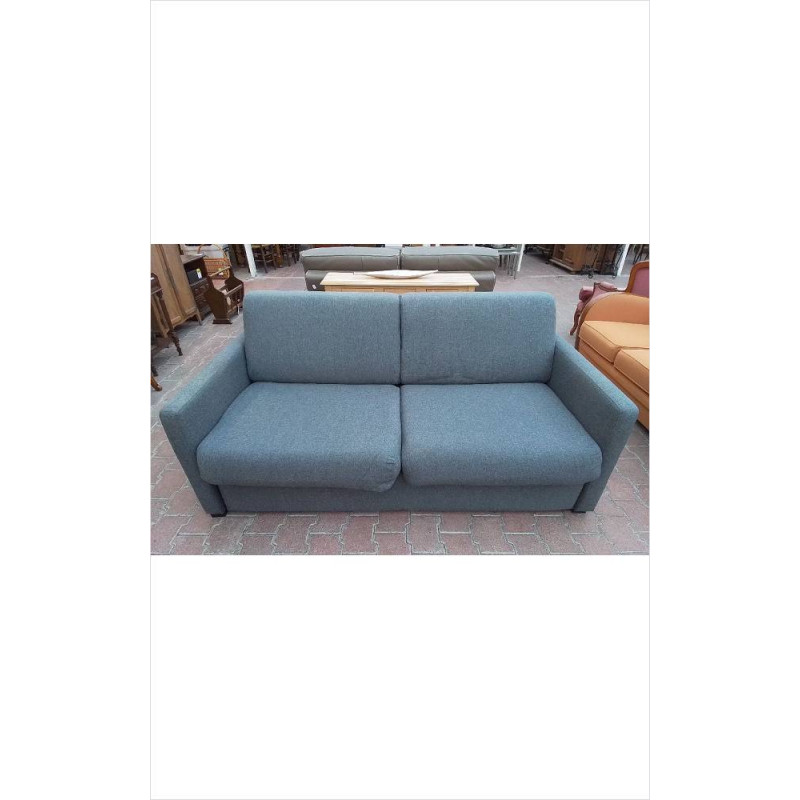 CANAPÉ CONVERTIBLE TISSU GRIS 
