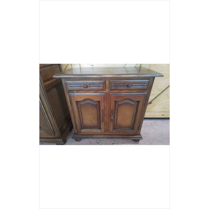 BUFFET RUSTIQUE 2 PORTES 2 TIROIRS 