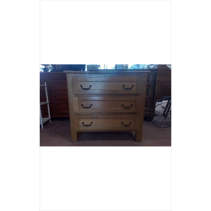 COMMODE RUSTIQUE 3 TIROIRS 