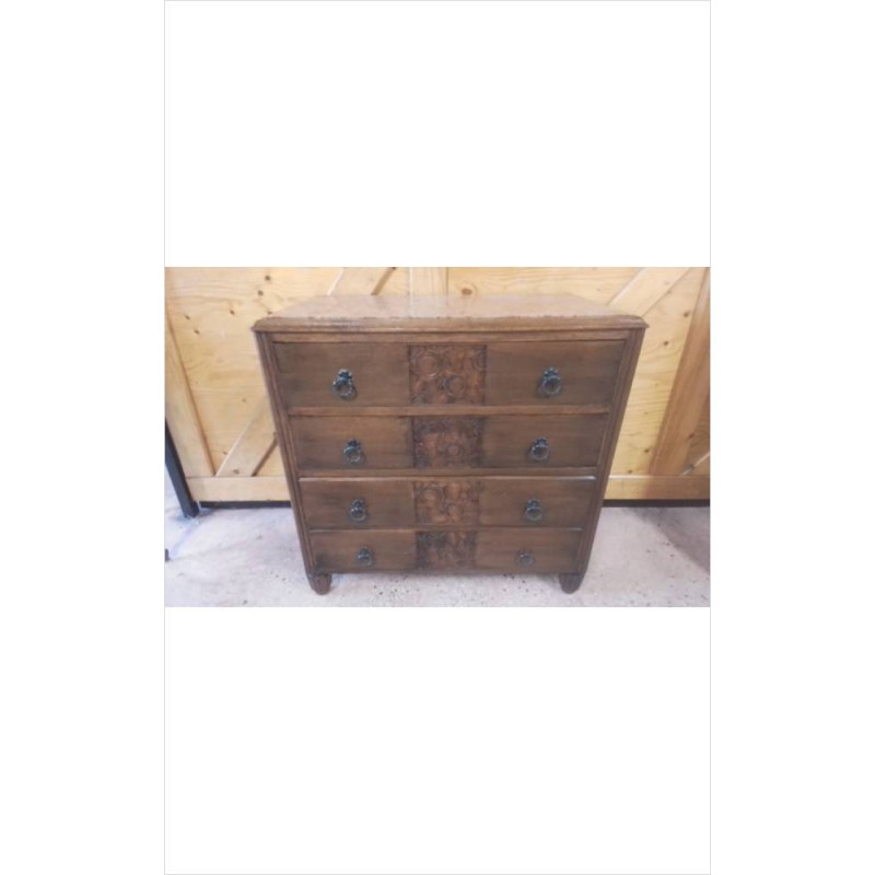 COMMODE 4 TIROIRS ANNÉES 50