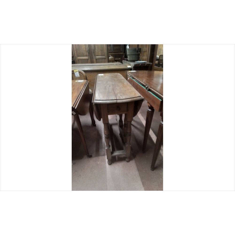 TABLE A VOLETS 2 TIROIRS 