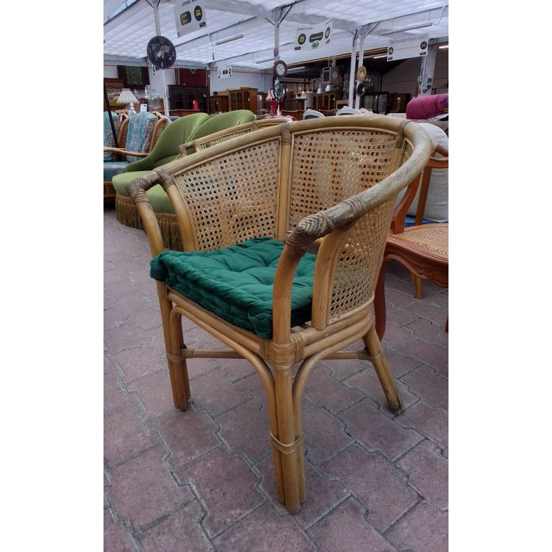 FAUTEUIL  ROTIN 
