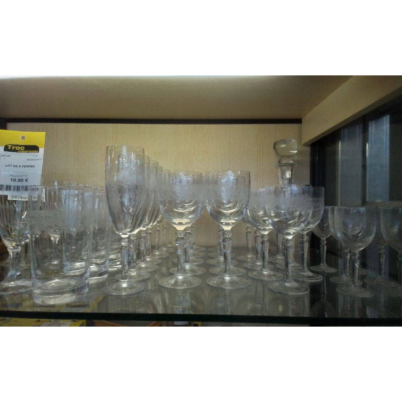 LOT DE VERRES