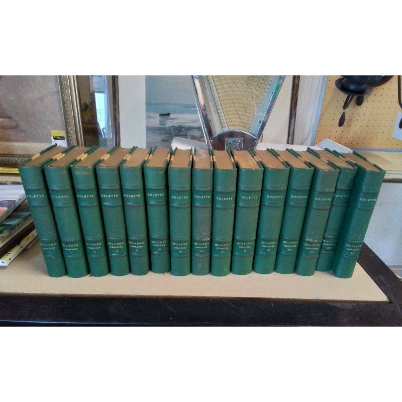 LOT DE 15 LIVRES COLETTE 1950
