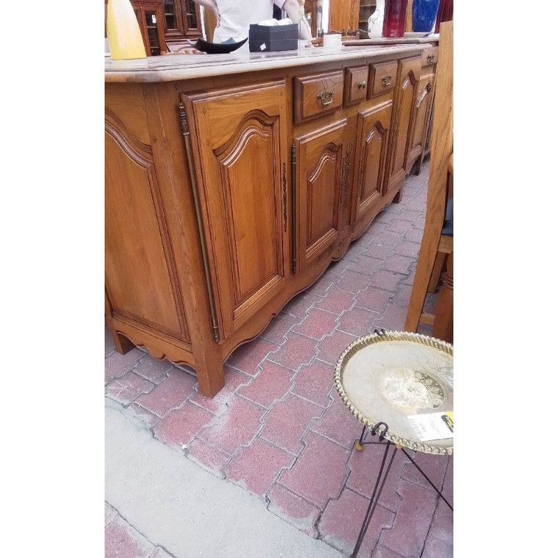 BUFFET BAS 4 PORTES CHÊNE 