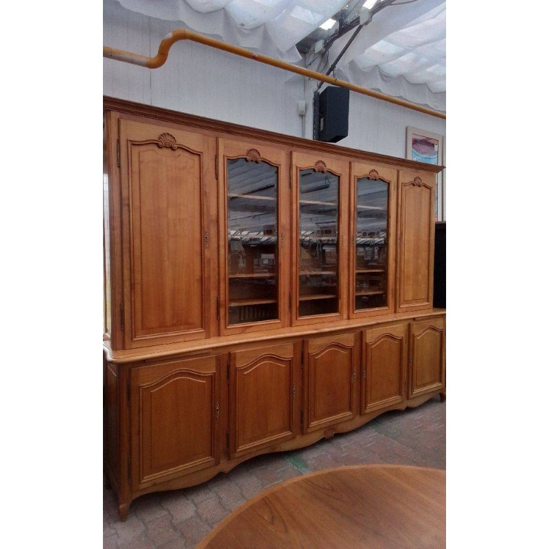 BIBLIOTHÈQUE MERISIER 5 PORTES