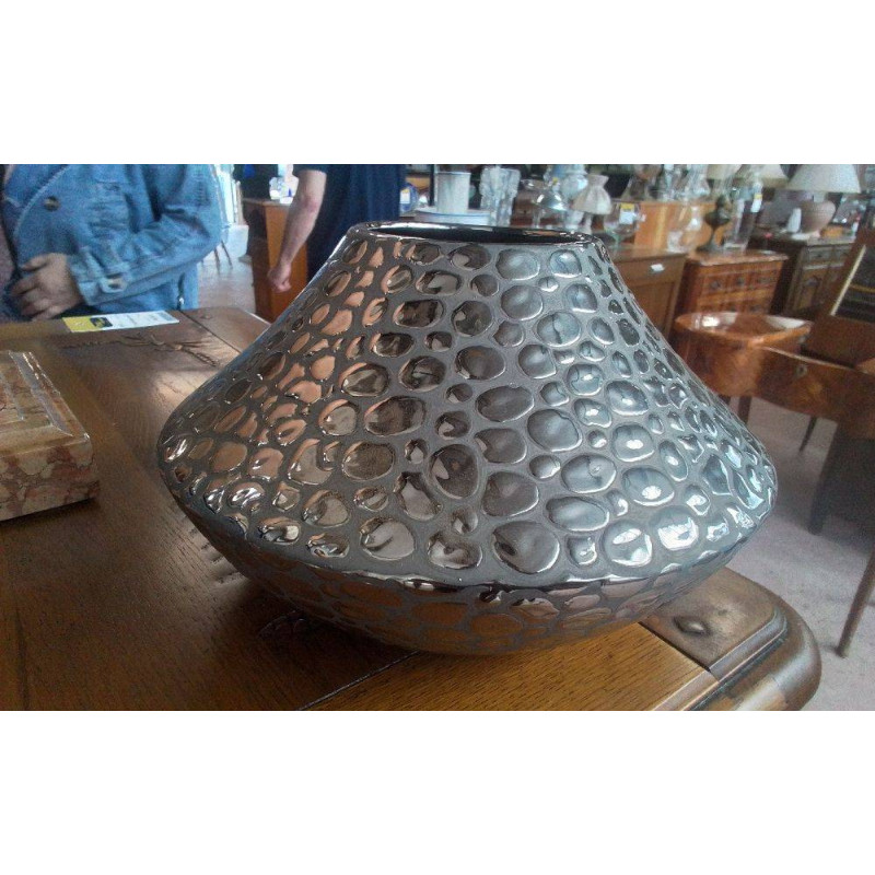 VASE ARGENTÉ ROND GM
