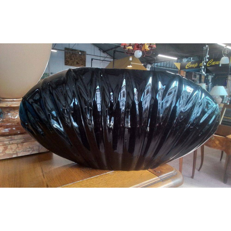 VASE NOIR COQUILLAGE 