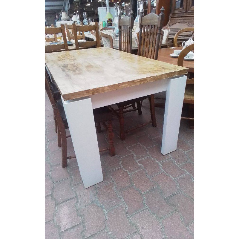 TABLE MODERNE +1ALLONGE 