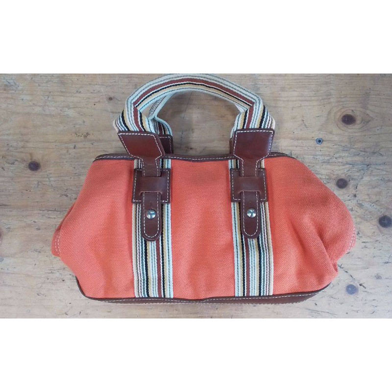 SAC A MAIN ORANGE LE TANNEUR