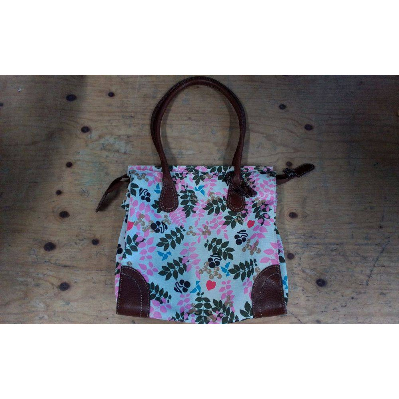 SAC A MAIN FLEURS LE TANNEUR
