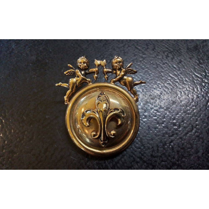 BROCHE DORÉE ANGELOTS 