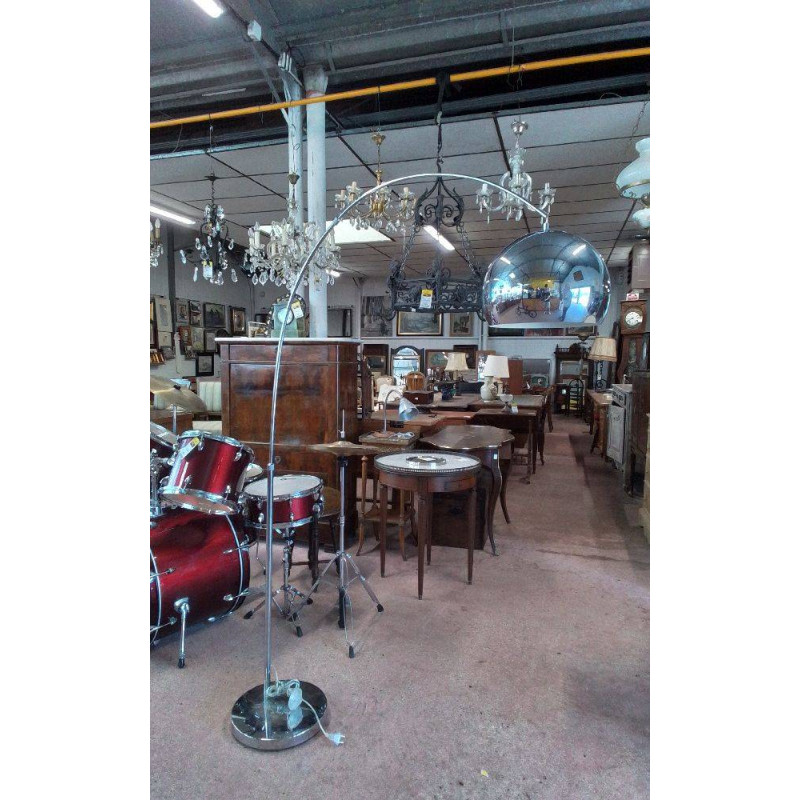LAMPADAIRE MODERNE CHROMÉ 