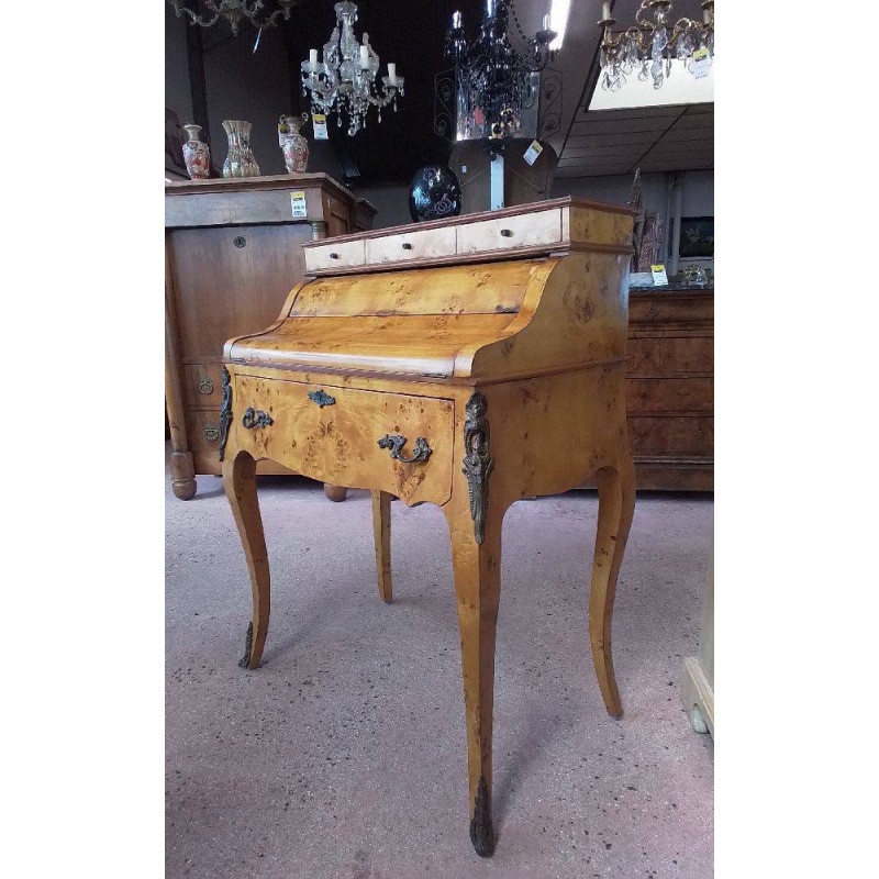 SECRÉTAIRE DOS D\'ÂNE PLACAGE CITRONNIER 