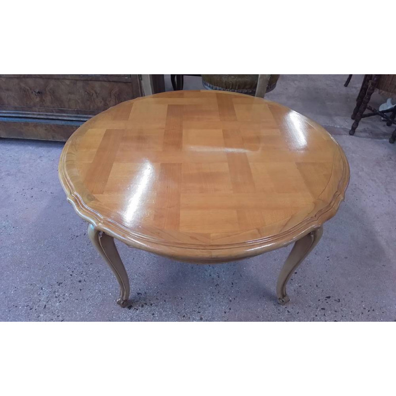 TABLE BASSE RONDE STYLE RÉGENCE 