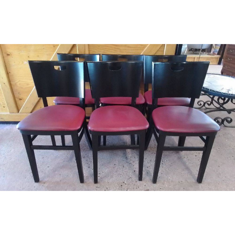 LOT DE 6 CHAISES DE BISTROT