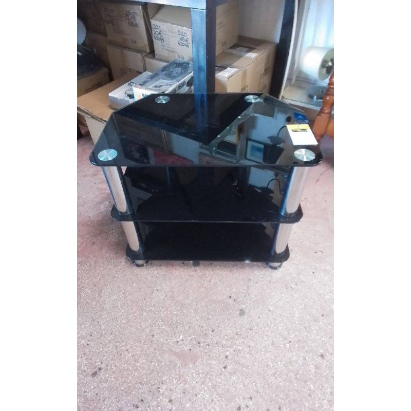 MEUBLE TV DESSUS VERRE 
