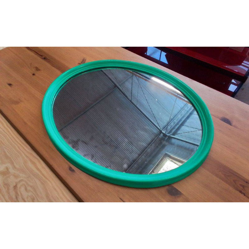 MIROIR OVALE PEINT