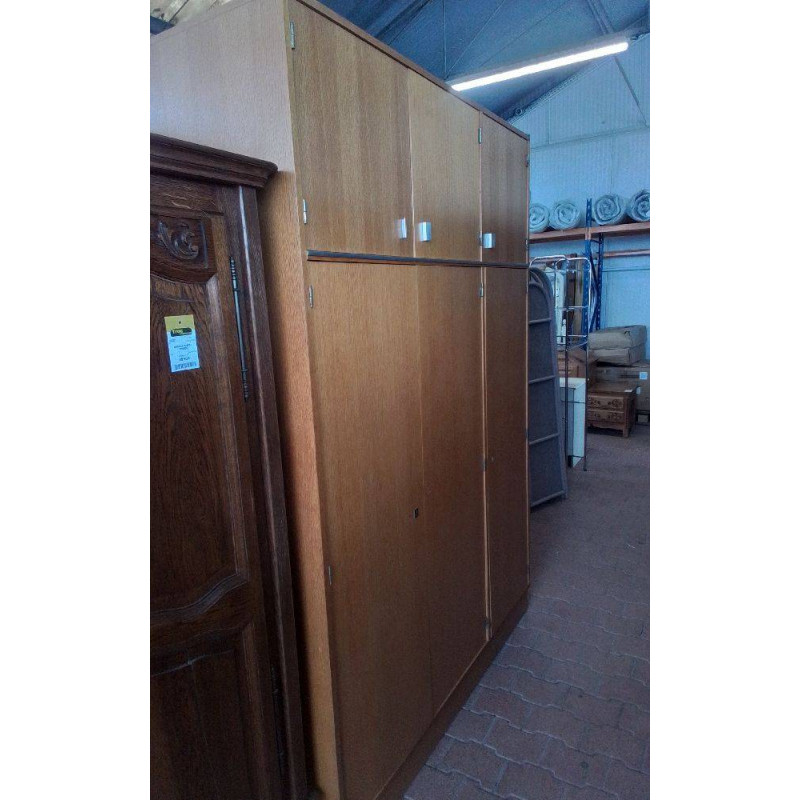 ARMOIRE 6 PORTES CHENE 