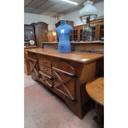 BUFFET BAS RUSTIQUE 3 PORTES 