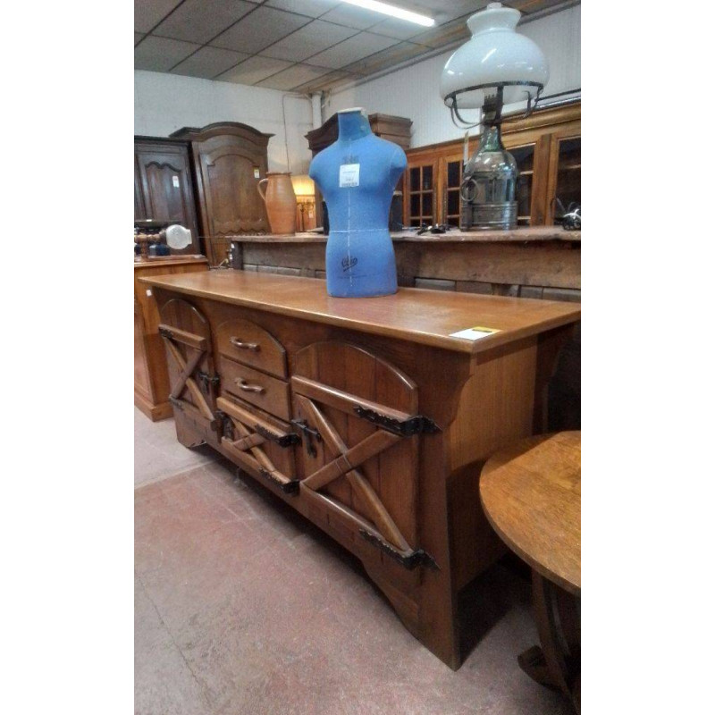 BUFFET BAS RUSTIQUE 3 PORTES 