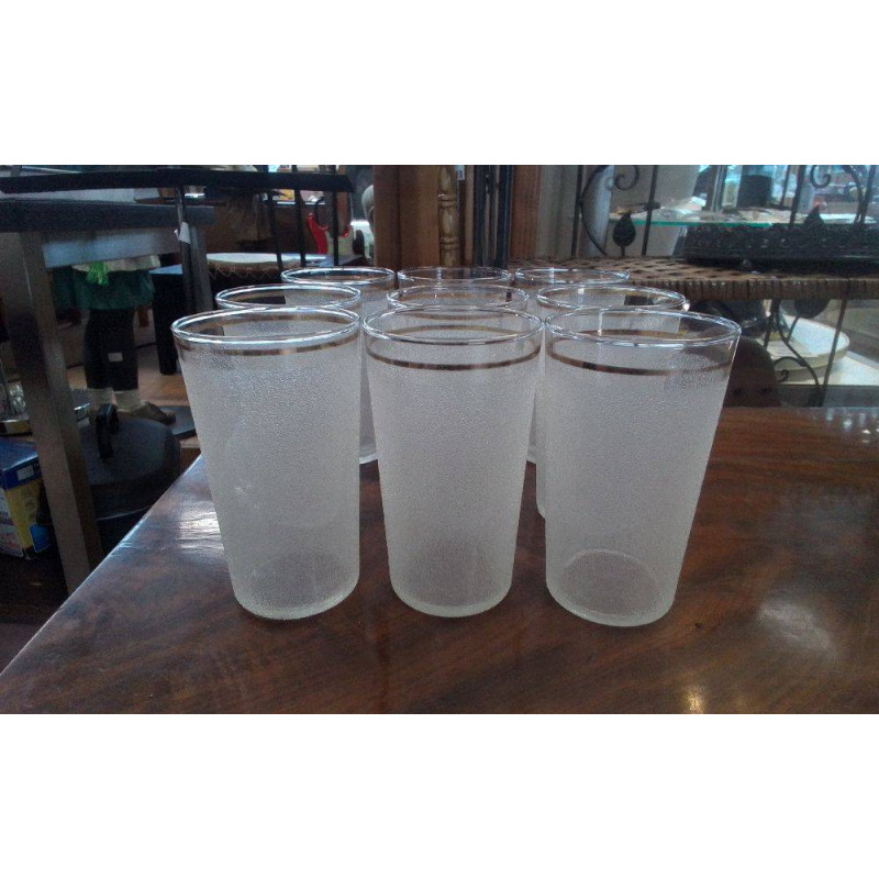 LOT DE 9 VERRES 